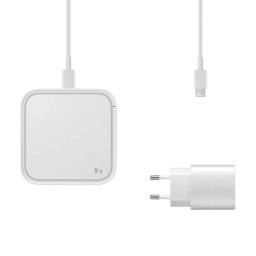 Original Samsung bežični punjač + kućni punjač P2400 EP P2400 TWE Beli Outlet