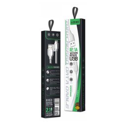 USB kabel LDNIO LS371 Type-C USB beli 1m