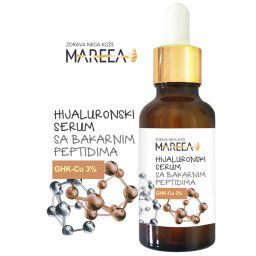 HIJALURONSKI SERUM SA BAKARNIM PEPTIDIMA 30ml