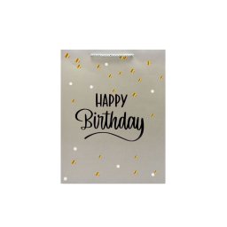 KESA UKRASNA L 26x32x10 OP1703 HAPPY BIRTHDAY ZLATO WY