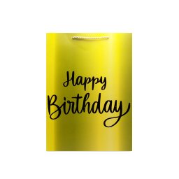 KESA UKRASNA XL 30x41.5x12 OP1704 HAPPY BIRTHDAY ZLATO WY