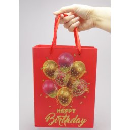KESA UKRASNA M 18x24x8 OP1733 HAPPY B-Day BALONI+ Christmas WY