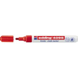 Marker za staklo CHALK MARKER E-4095 2-3mm Edding crvena