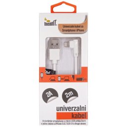 MeanIT USB kabl za smartphone i iPhone, FLIP, 1A