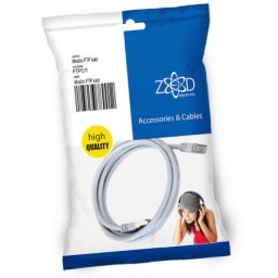 Zed electronic mrežni FTP kabel, CAT5E, 1 met - FTPC/1