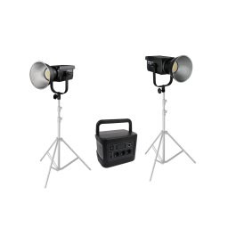 Nanlite FS-150 LED + FS-300 LED + Patona Power Station 1000 Wh