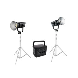 Nanlite FS-150 LED 2Kit + Patona Platinum Power Station 1000 Wh