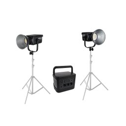 Nanlite FS-200 LED + FS-300 LED + Patona Power Station Autarc 1000 Wh