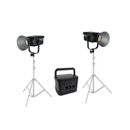 Nanlite FS-300 LED 2kit + Patona Power Station Autarc 1000 Wh