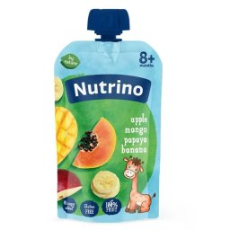Nutrino voćni pire–jabuka, mango, papaja, banana
