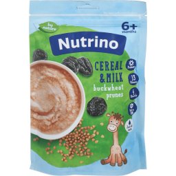 Nutrino mlečna kaša Heljda suva šljiva200g
