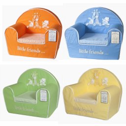 Deksi Foteljica za decu Tri drugara Multicolor