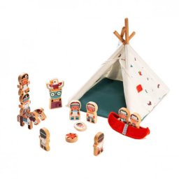 Indijanski šator sa figurama 83146