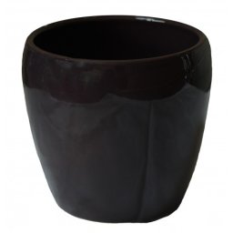 Kerbek saksija tarifa 15cm glazura kupina ( KE G58/150/011 )