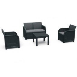 Keter baštenski set rosalie 2 seater, grafit ( CU 249561 )