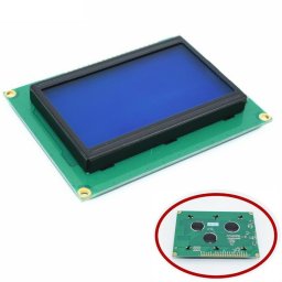Grafički LCD Displej 128x64 ST7920 Plavi - Za Arduino i Raspberry Pi