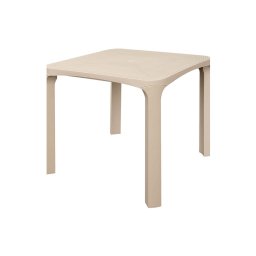 Baštenski sto Ole Rattan 80x80 - cappuccino