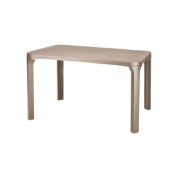 Baštenski sto Ole Rattan 120x80 - cappuccino