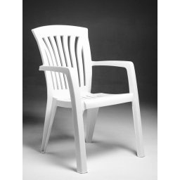 Stolica plastična Diana Bela – 11219