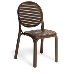 Stolica plastična Dalia colori 21 Braon