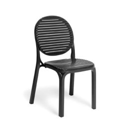Stolica plastična Dalia colori 21 Antracit