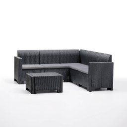 Baštenski set Nebraska Corner - siva boja