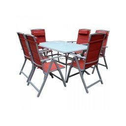 Baštenski set Florence - sto i 6 stolica