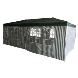 Tenda sa 6 bočnih strana zeleno/bela 047018