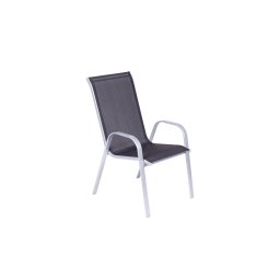 Baštenska stolica crno-siva Ancona - 046994