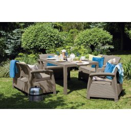 Baštenski set Corfu Fiesta Pe ratan CU 227586 - Curver