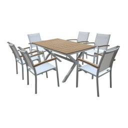 Baštenski set Merida - sto i 6 stolica