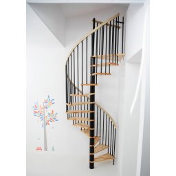 Kružne unutrašnje stepenice - Spiral Decor (crna boja) Ø 160 cm