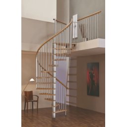 Kružne unutrašnje stepenice - Spiral Decor (srebrna boja) Ø 120 cm
