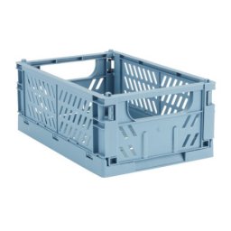 Korpa Š16xD25xV10cm sklopiva plava