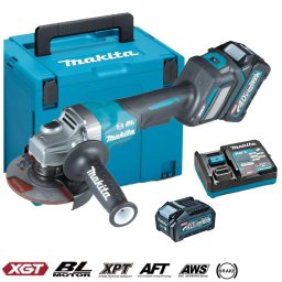 Akumulatorska ugaona brusilica Makita 125mm 40V u koferu (GA029GM201)