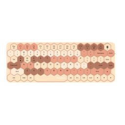 Geezer BT WL honey comb tastatura u milk tea boji ( SK-674BTWMT )