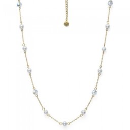 Ženska oliver weber away gold crystal ogrlica sa swarovski kristalima ( 12257g )