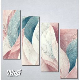 Slike na platnu Apstrakcija u pastelnoj boji Nina453_4