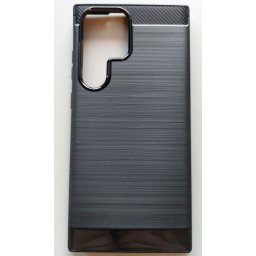TPU maska BRUSHED za SAMSUNG SM-S918B, Galaxy S23 Ultra 2023 (6.8") CRNA