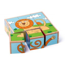 Drvene kocke egzotične životinje 93056