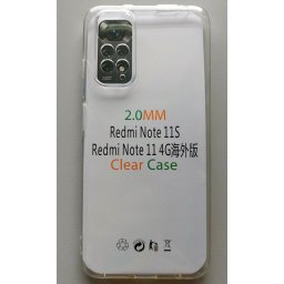 TPU maska CLEAR SOLID za Xiaomi Redmi Note 11 2022, Note 11S 4G 2022 (6.43") providna