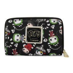Loungefly Beetlejuice AOP Zip Around Wallet ( 043974 )