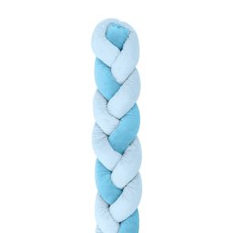 KikkaBoo pletenica za krevetac trostruka 180 cm Blue ( KKB50139 )