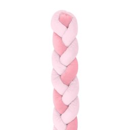 KikkaBoo pletenica za krevetac trostruka 180 cm Pink ( KKB50138 )