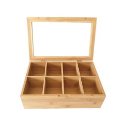Kinghoff kh1696 kutija za čaj od bambusa 30x19.9x9.5cm