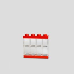 Lego izložbena polica za 8 minifigura: crvena ( 40650001 )