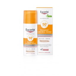 Eucerin Sun Pigment Control Tonirani Fluid za zaštitu od sunca SPF 50+ tamni