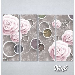 Slike na platnu Nezna lila ruza Nina460_4