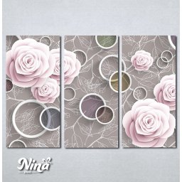 Slike na platnu Nezna lila ruza Nina460_3