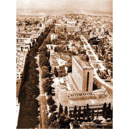 stari Beograd hotel Metropol 1950., uramljena slika 30x40cm i 40x50cm